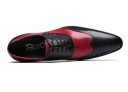 Chaussures élégantes pour hommes - Noir et rouge 4