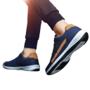 Chaussures en cuir pour hommes Semelle antidérapante Baskets vulcanisées pour hommes Respirantes 3