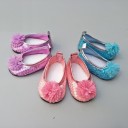 Chaussures pour poupée Paire de chaussures ludiques pour déguisement et jeu Dimensions 7,5 x 3,7 x 2,5 cm Petit accessoire pour la poupée 16
