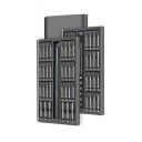 Chave de fendas magnética com bits 63 pcs 1