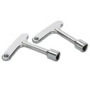 Chave de serviço triangular para portas de elevadores 63 mm chave universal em liga de zinco para uso técnico e de serviço 5