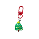 Chaveiros de Natal 2,3 x 6,8 cm 10 pcs Penduricalhos fofos de Pai Natal, boneco de neve, homem de gengibre, árvore de Natal, alce Presentes de Natal 2