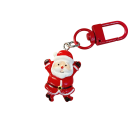 Chaveiros de Natal 2,3 x 6,8 cm 10 pcs Penduricalhos fofos de Pai Natal, boneco de neve, homem de gengibre, árvore de Natal, alce Presentes de Natal 7