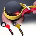 Cheie ajustabilă cu bandă pentru filtru de ulei 15,5 x 10,3 x 1,2 cm Cheie manuală pentru filtre, capacuri și închideri pentru service auto 5