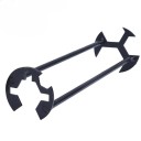 Cheie multifuncțională 5 în 1 pentru piulițe de chiuvetă și baterie 20 x 5 cm Oțel carbon Montaj și demontaj instalații sanitare 1