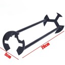 Cheie multifuncțională 5 în 1 pentru piulițe de chiuvetă și baterie 20 x 5 cm Oțel carbon Montaj și demontaj instalații sanitare 9