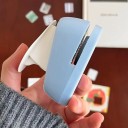 Χειροκίνητη τρυπητήρα χαρτιού 8 x 5 x 5,4 εκ. Κόψιμο 2 x 1,8 εκ. Διακοσμητική άκρη Για scrapbooking και οδήγηση ημερολογίου 7