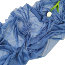 Chemin de table en chiffon 75x300 cm Tissu en polyester transparent décoration pour mariage style boho fête d'anniversaire arche de mariage couverture suspendue 7