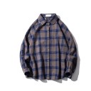 Chemise à carreaux pour homme F413 5