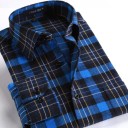 Chemise à carreaux pour homme F414 6