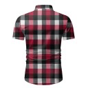 Chemise à carreaux pour homme F470 1