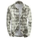 Chemise à carreaux pour homme F492 2