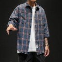Chemise à carreaux pour homme F540 3