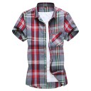 Chemise à carreaux pour homme F561 3