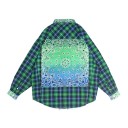 Chemise à carreaux pour homme F681 3