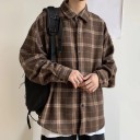 Chemise à carreaux pour homme F692 1