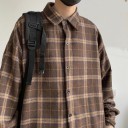 Chemise à carreaux pour homme F692 3
