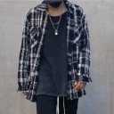 Chemise à carreaux pour homme F722 4