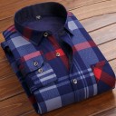 Chemise à carreaux pour homme F762 8