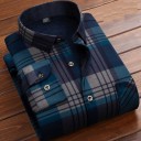 Chemise à carreaux pour homme F762 7