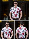 Chemise à motifs de rose J715 9