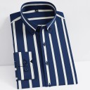 Chemise à rayures pour homme F484 6