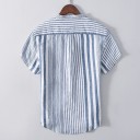 Chemise à rayures pour homme F620 1