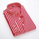 Chemise à rayures pour homme F667 4