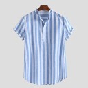 Chemise à rayures pour homme F756 2