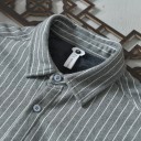 Chemise à rayures pour homme F789 2