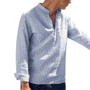 Chemise à rayures pour homme 4