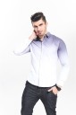 Chemise bicolore pour homme J2050 4
