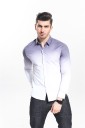 Chemise bicolore pour homme J2050 5