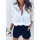Chemise blanche à volants pour femmes Eliana 3