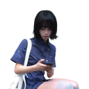 Chemise bleue élégante pour femmes à manches courtes 7