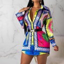 Chemise colorée pour femmes extravagante 3