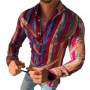 Chemise colorée pour homme F546 5