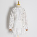 Chemise et jupe en dentelle pour femmes 2