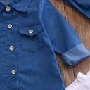 Chemise et jupe pour fille L1551 3