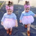 Chemise et jupe pour fille 1