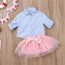 Chemise et jupe pour fille 2