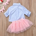 Chemise et jupe pour fille 3