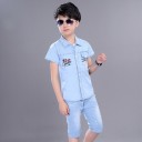 Chemise et shorts pour garçons L1609 3
