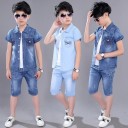 Chemise et shorts pour garçons L1609 1
