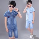 Chemise et shorts pour garçons L1609 2