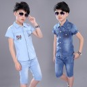 Chemise et shorts pour garçons L1609 3