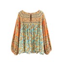 Chemise femme ample à motifs 1