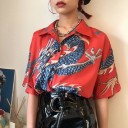 Chemise femme avec dragon 5