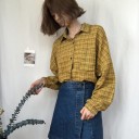 Chemise pour femmes à motif à carreaux 3