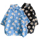 Chemise pour homme à fleurs F449 1